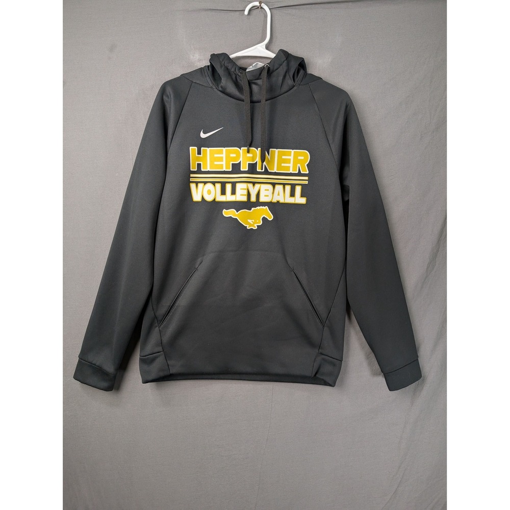 Nike Heppner Volleyball Hoodie Small Black CN9473-010 Dri-Fit Pullover